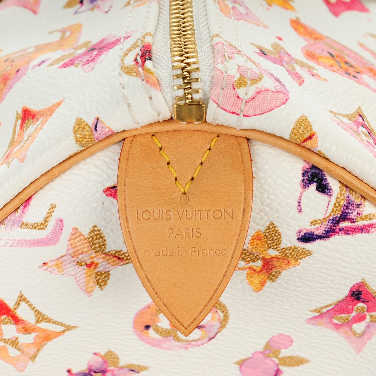 Louis Vuitton Watercolor Aquarelle Speedy 35 White 6 of 7