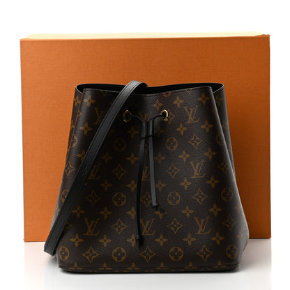 Louis Vuitton Monogram Neonoe MM Black 10 of 10