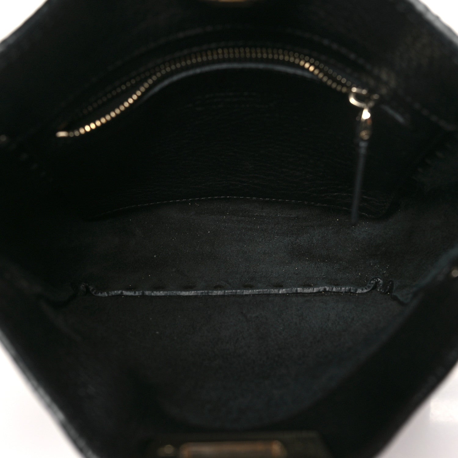 Valentino Garavani Pebbled Calfskin Mini Rockstud Flip-Lock Messenger Bag Black 5 of 12