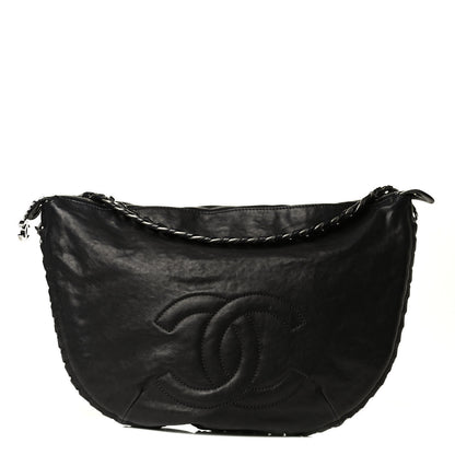 Chanel Calfskin Modern Chain Hobo Black 1 of 7