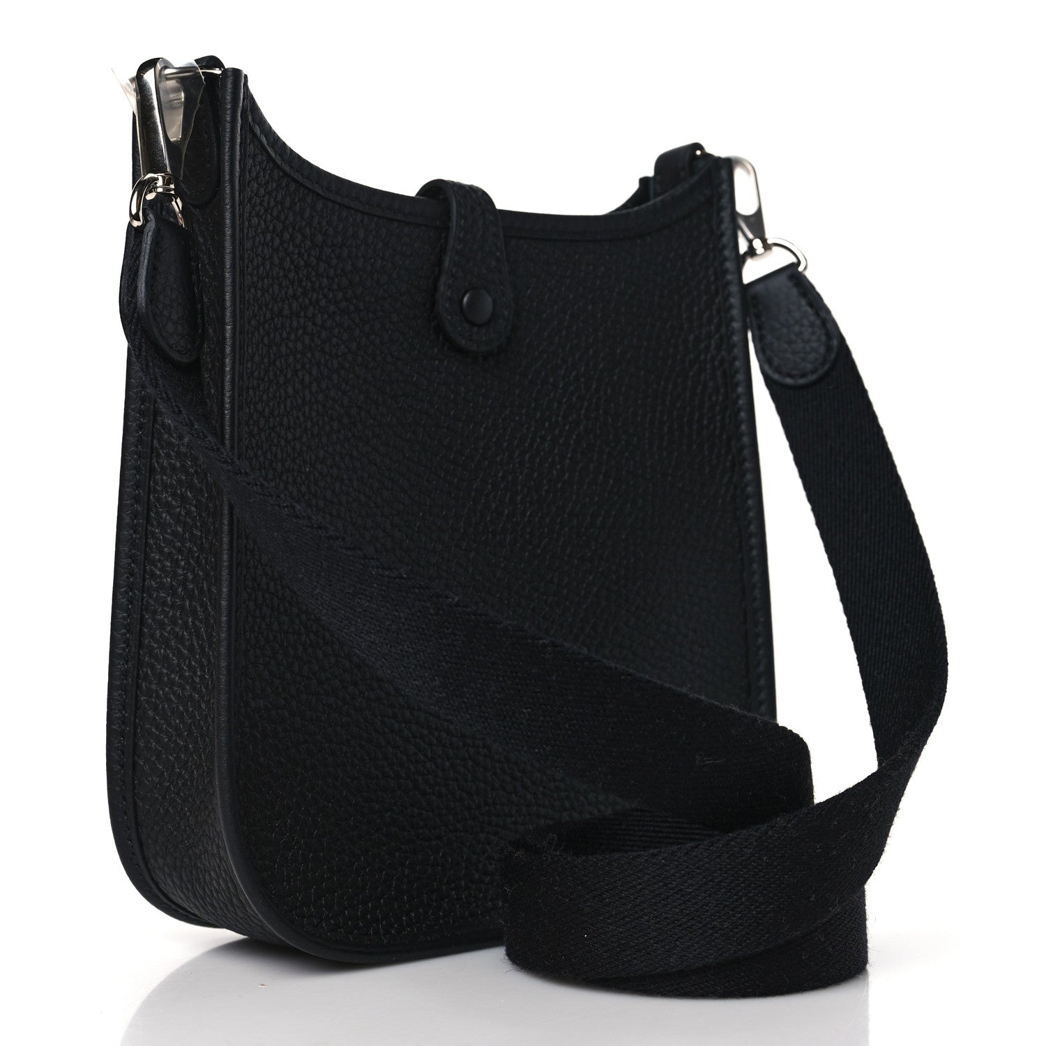 Hermes Taurillon Clemence Evelyne TPM Black 3 of 10