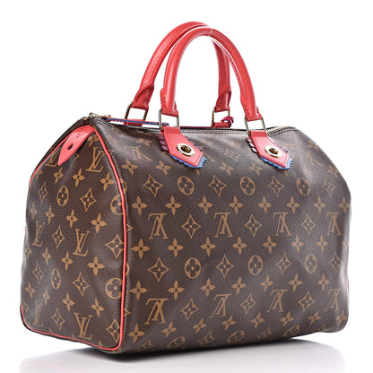 Louis Vuitton Monogram Totem Speedy 30 Flamingo 3 of 10
