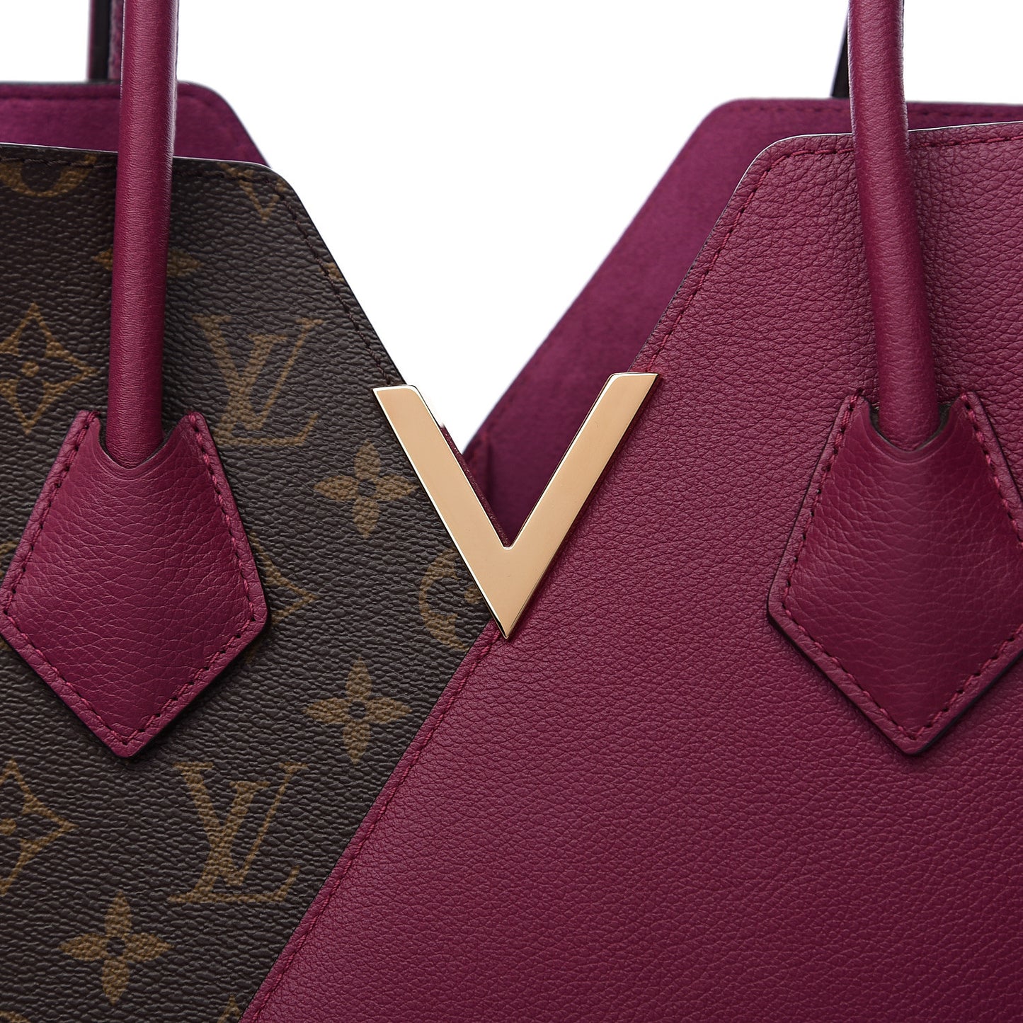 Calfskin Monogram Kimono Tote Grape