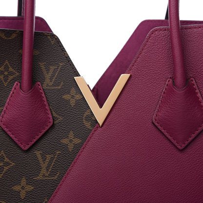 Louis Vuitton Calfskin Monogram Kimono Tote Grape 6 of 8
