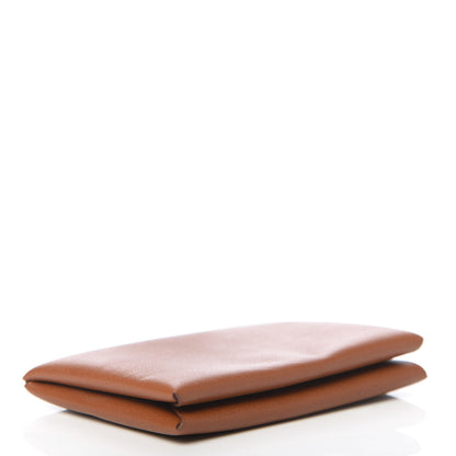 Hermes Swift Calvi Card Case Gold Havane 4 of 7