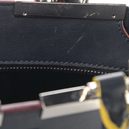 Fendi Vitello Dolce Mini 3jours Tote Blue Notte 12 of 14
