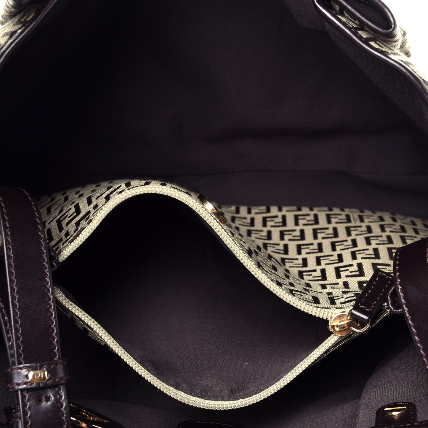 Zucchino Vitello Shopping Tote Tobacco Moro