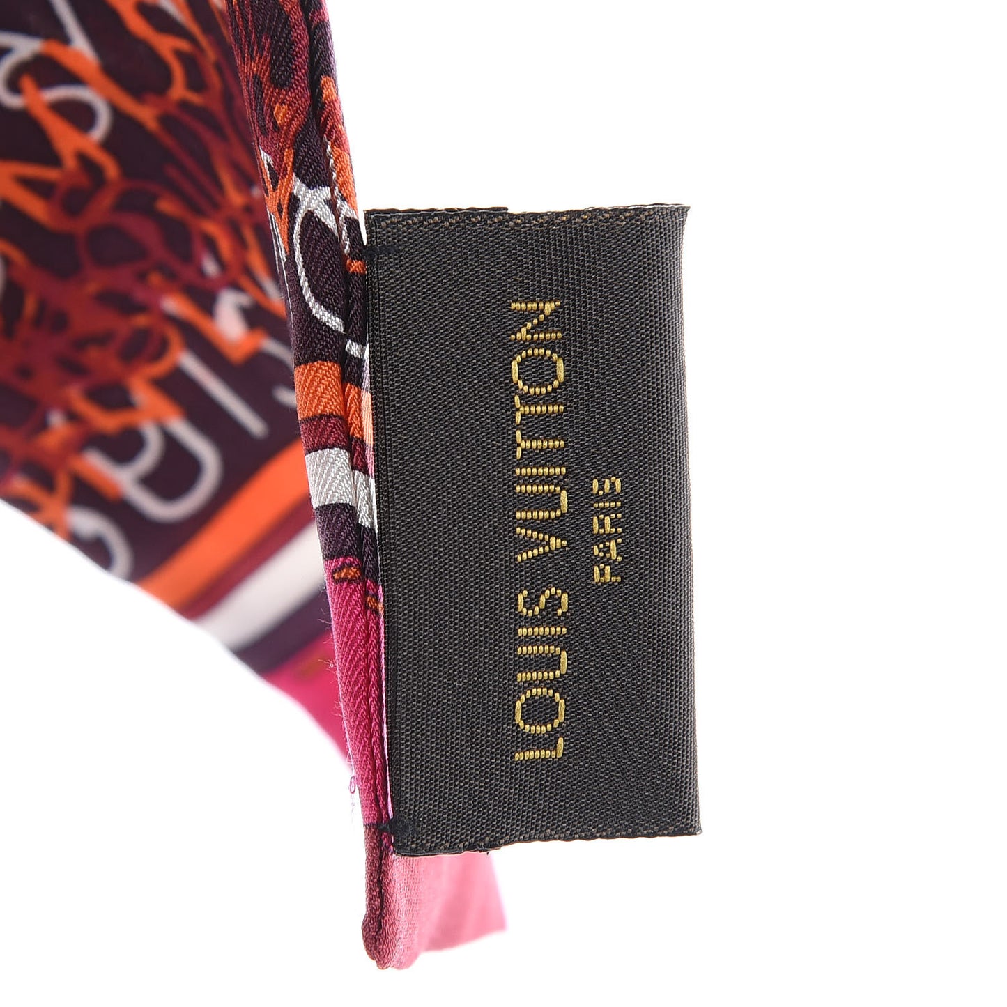 Silk Monogram Map Bandeau Plum Orient