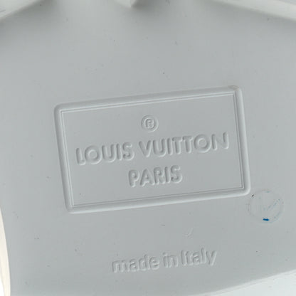 Louis Vuitton Calfskin Monogram Embossed Neoprene Mens Landscape Ankle Boots 8.5 White 6 of 8