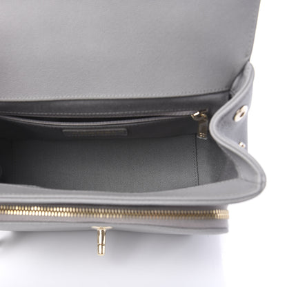Chanel Caviar Quilted Medium Business Affinity Flap Grey 4 of 10