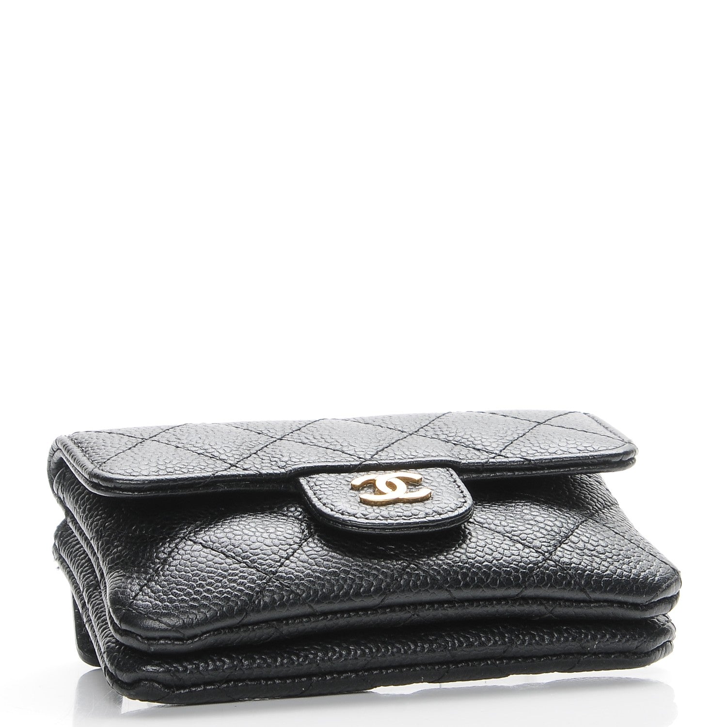 Chanel Caviar Quilted Coin Purse Black 4 of 9