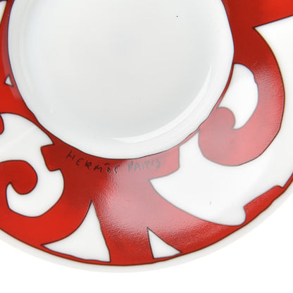 Hermes Porcelain Balcon du Guadalquivir Coffee Cup and Saucer Set of 2 5 of 8