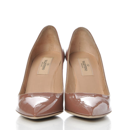 Valentino Garavani Patent Rockstud No Limit 95mm Pumps 36 Dahlia Rose 2 of 15