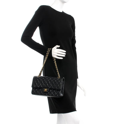 Chanel Caviar Quilted Medium Double Flap Black 3 of 9