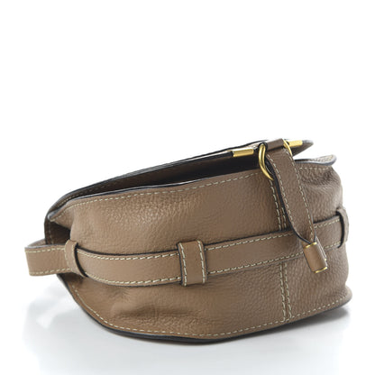 Chloe Calfskin Mini Marcie Round Crossbody Bag Nut 4 of 9