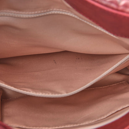 Chanel Calfskin Bubble Quilt Flap Bag Red 9 of 10