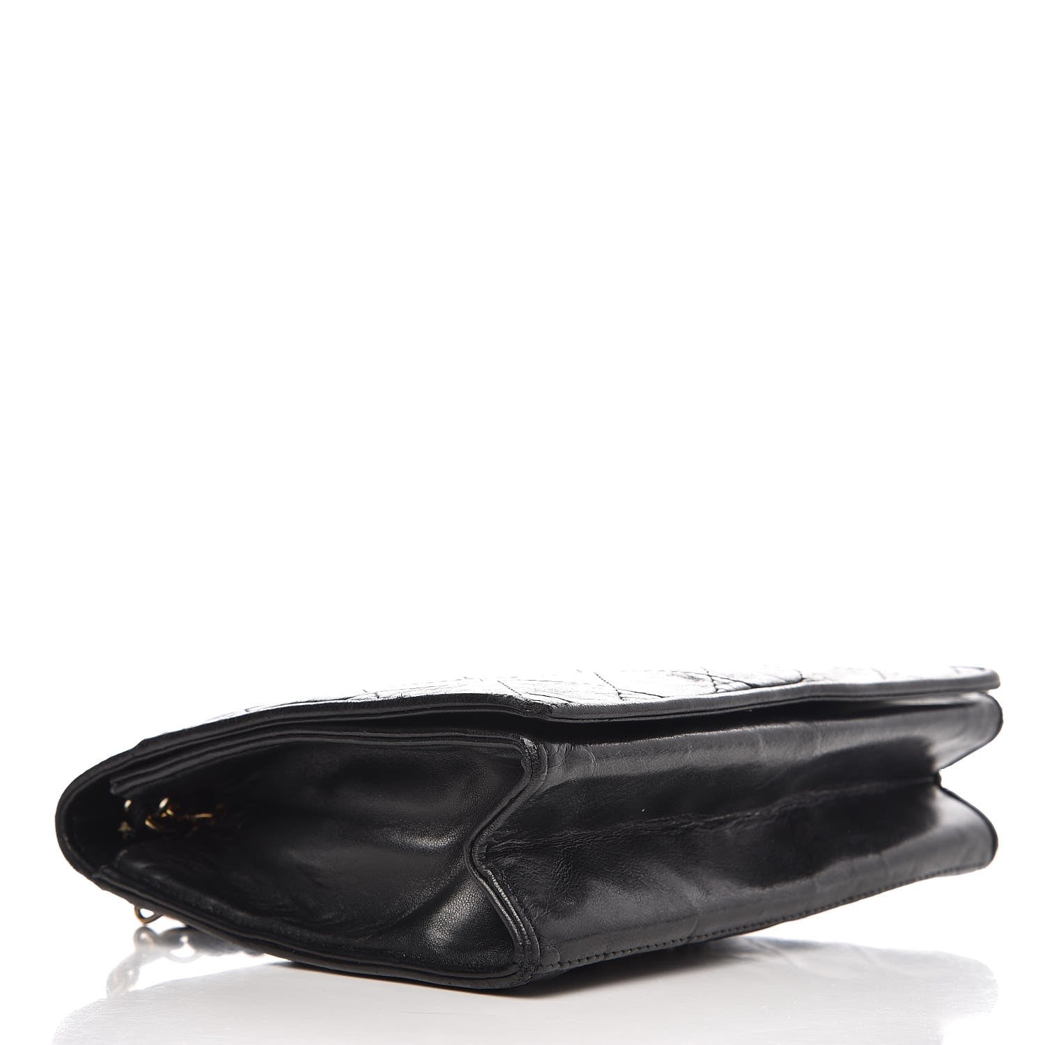 Chanel Lambskin Quilted CC Small Single Flap Black 4 of 10
