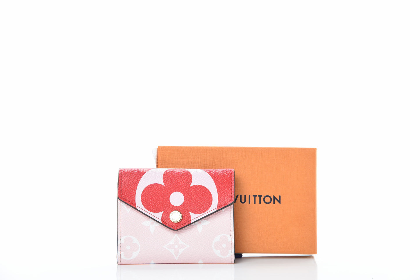 Monogram Giant Zoe Wallet Rouge Rose