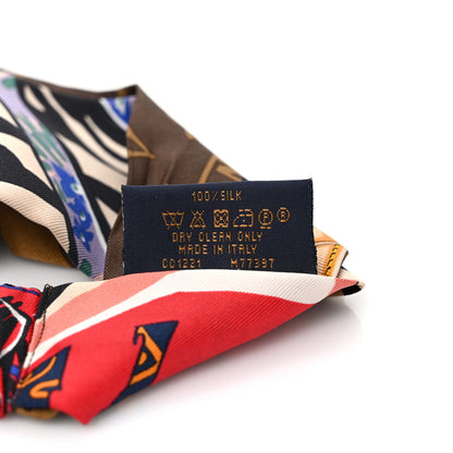 Louis Vuitton Silk Monogram Be Mindful Turban Headband 5 of 7