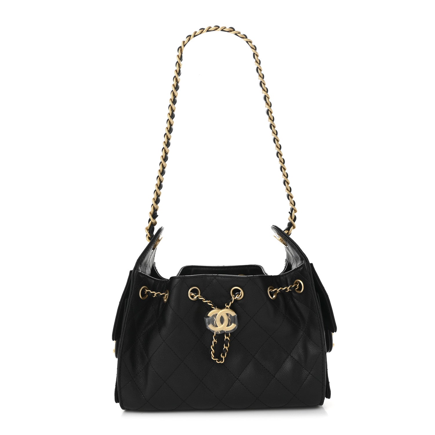Chanel Caviar Quilted Mini Chanel 25 Handbag Black 1 of 11