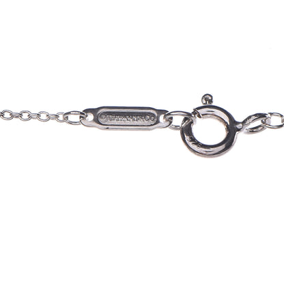 Tiffany Sterling Silver Enamel Knot Key Pendant Necklace Blue 6 of 8