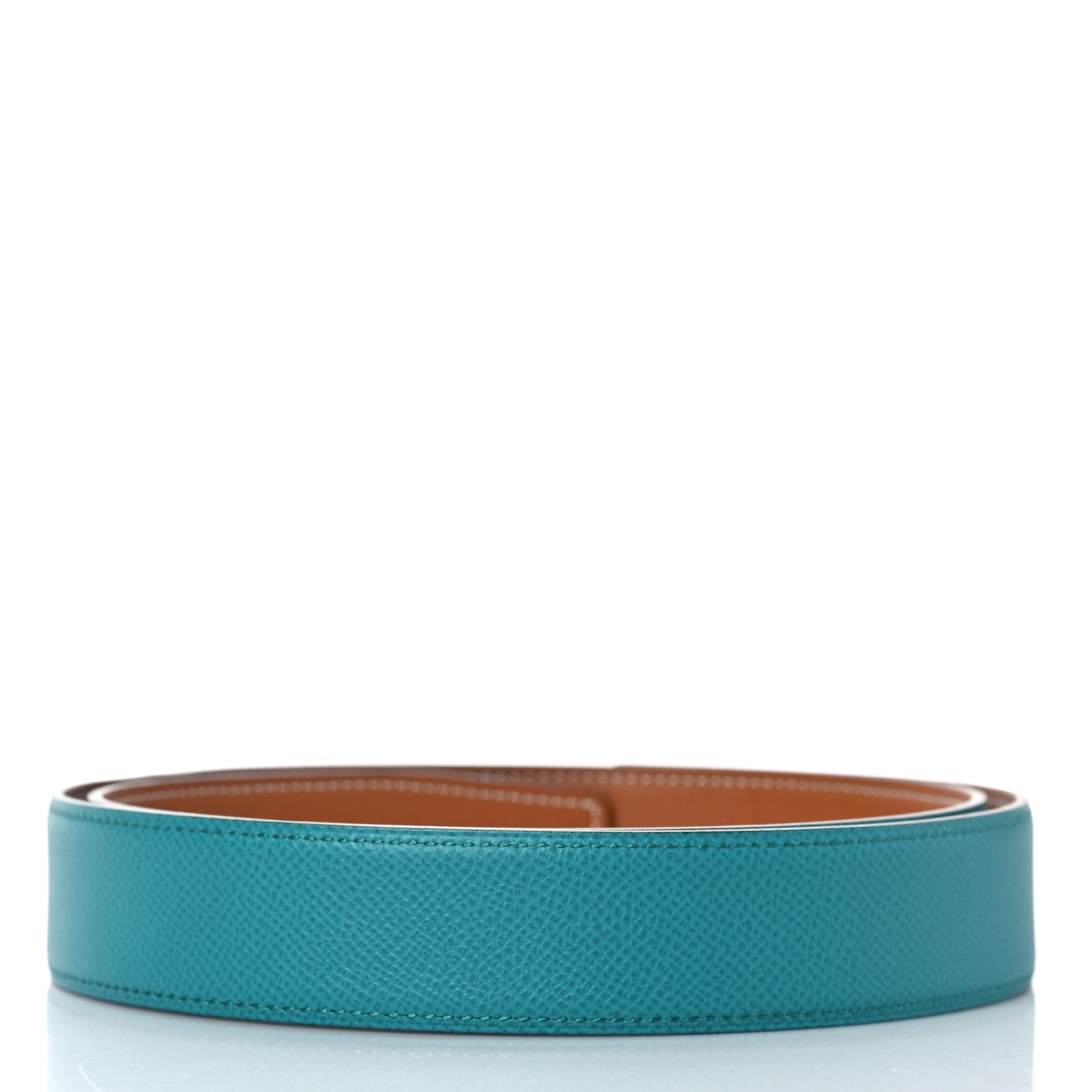 Epsom Swift 32mm Belt Strap 85 34 Bleu Paon Gold