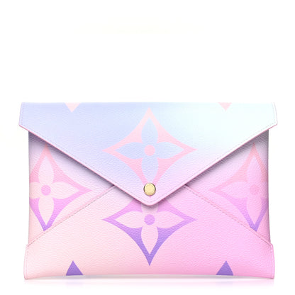 Louis Vuitton Monogram Giant Spring In The City Kirigami Pochette Set Sunrise Pastel Midnight Fuchsia Sunset Kaki 3 of 11