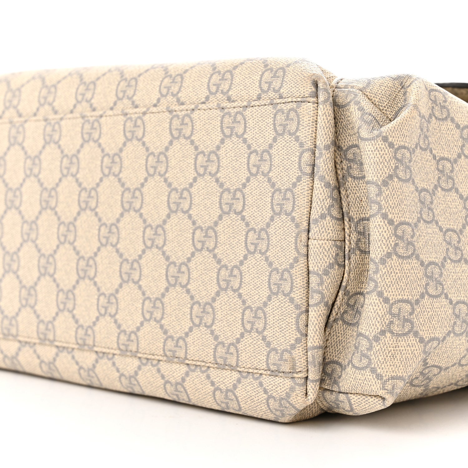 Gucci GG Plus Monogram Messenger Diaper Bag Ecru Grigio 11 of 13