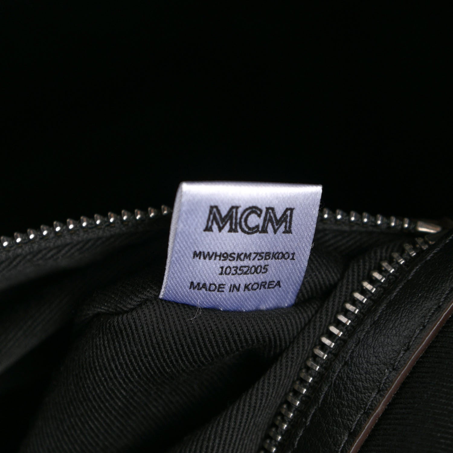 MCM Calfskin Ottomar Monogram Large Klara Hobo Black 6 of 7