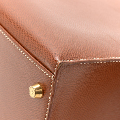 Hermes Veau Grain Lisse Kelly Sellier 32 Noisette 17 of 17