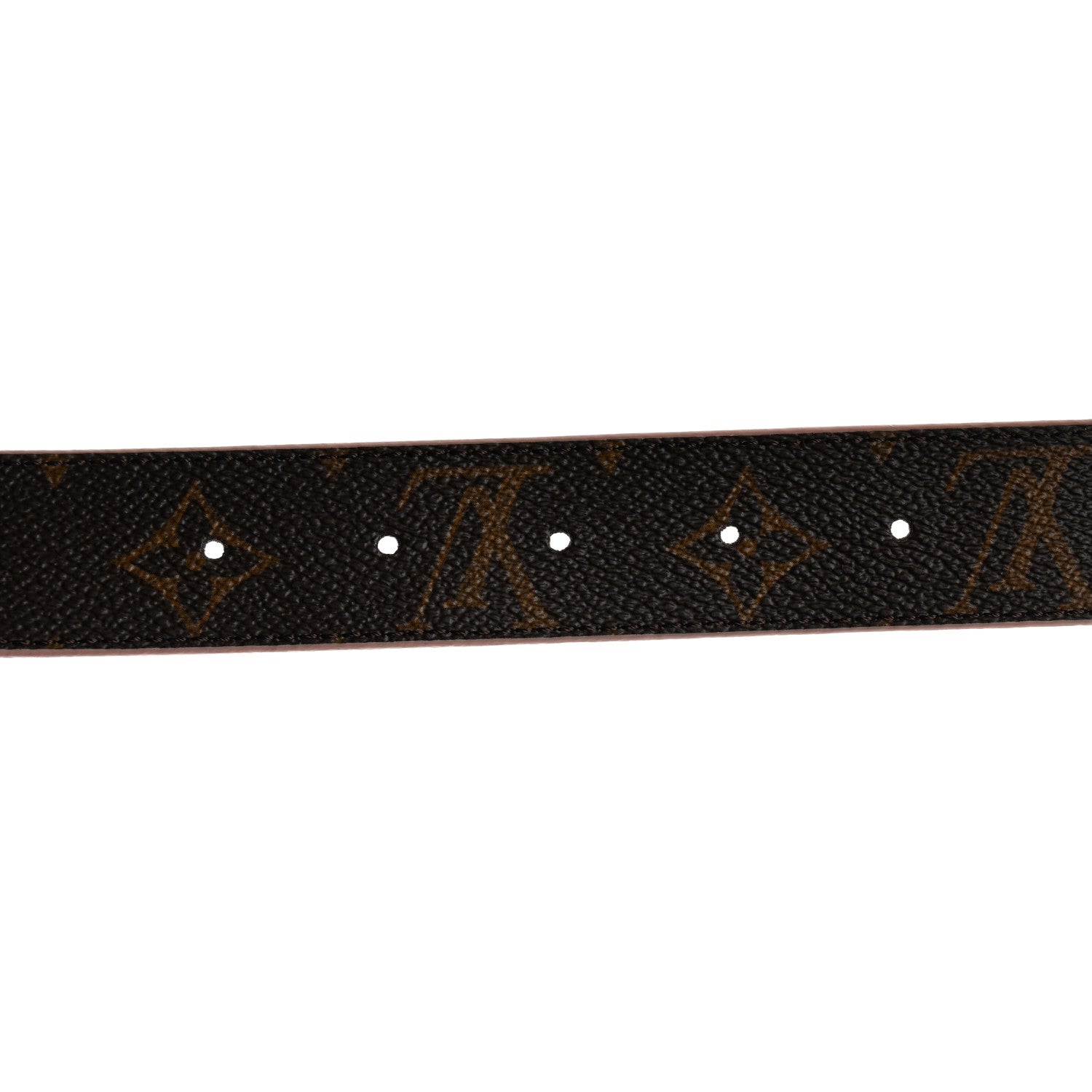 Louis Vuitton LOUIS VUITTON Calfskin Monogram 30mm LV Initiales Reversible Belt 90 36 Rose Ballerine 6 of 7