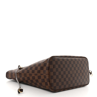 Louis Vuitton Damier Ebene Neo Neverfull MM Rose Ballerine 4 of 12