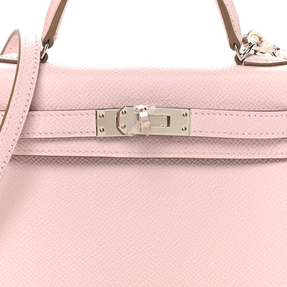 Hermes Epsom Mini Kelly Sellier 20 Mauve Pale 8 of 11