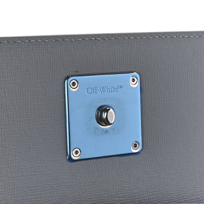 Off-White Saffiano Jitney 1.4 Top Handle Bag Grey 7 of 12