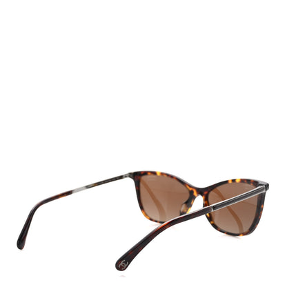 Chanel Acetate Polarized CC Cat Eye Sunglasses 5437-Q-A Tortoise 4 of 7