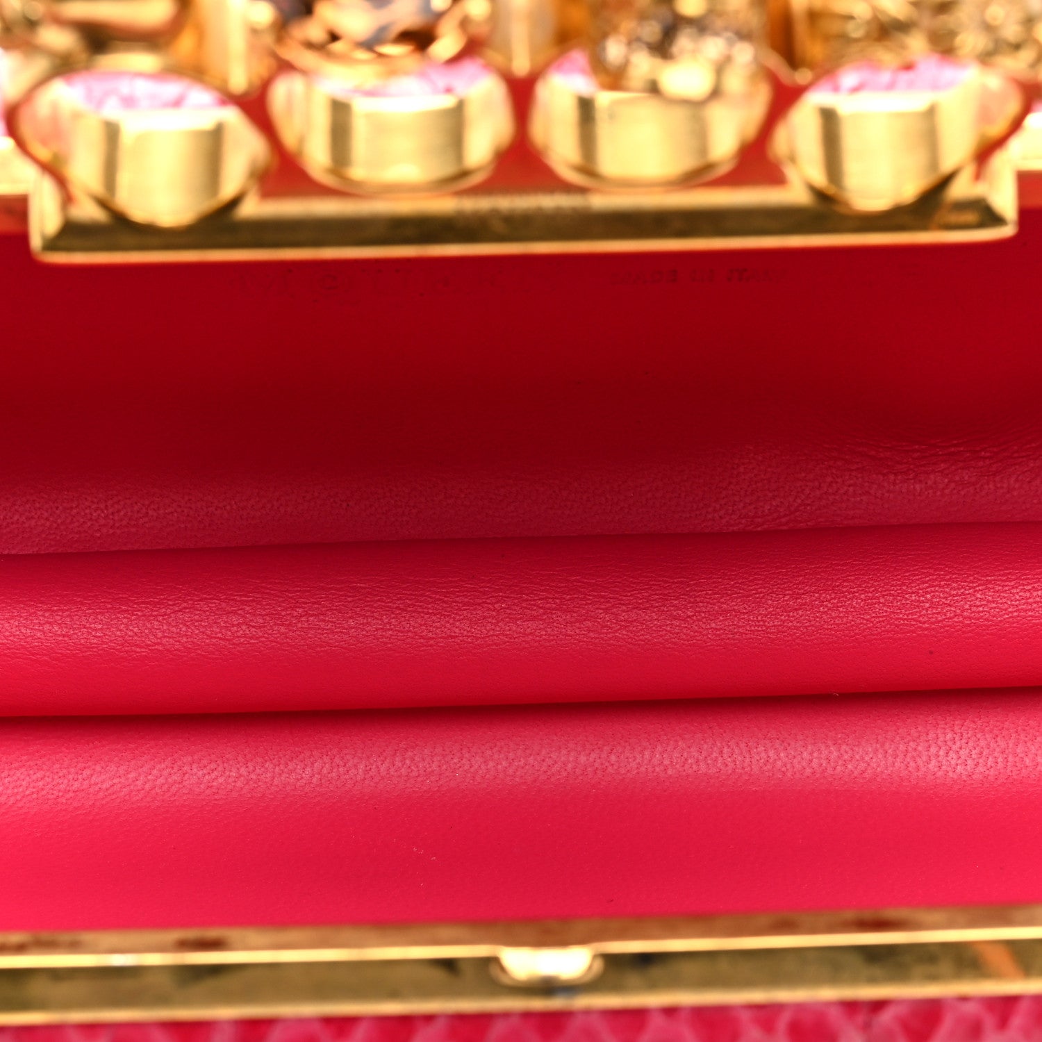 Alexander McQueen Snakeskin Knuckle Box Clutch Pink 5 of 9