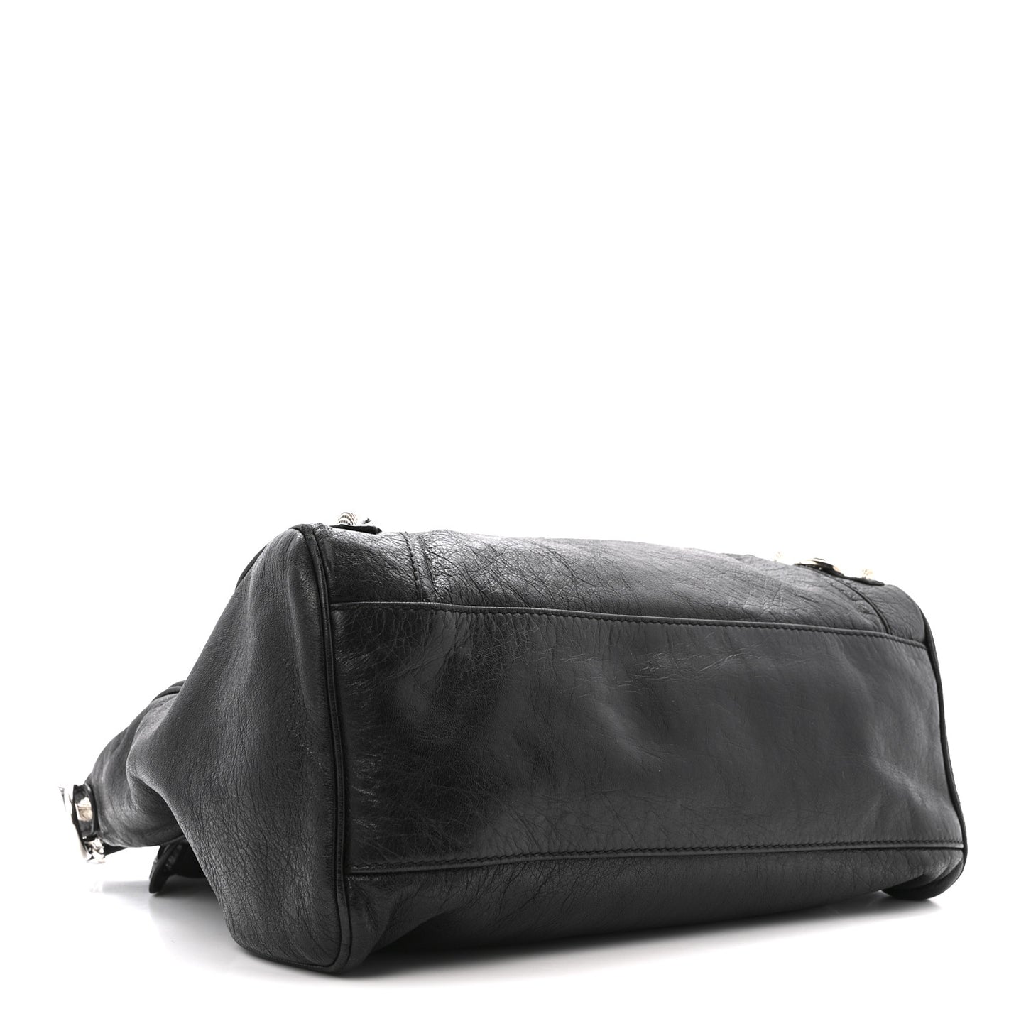 Agneau Giant 12 Silver Hardware Velo Black