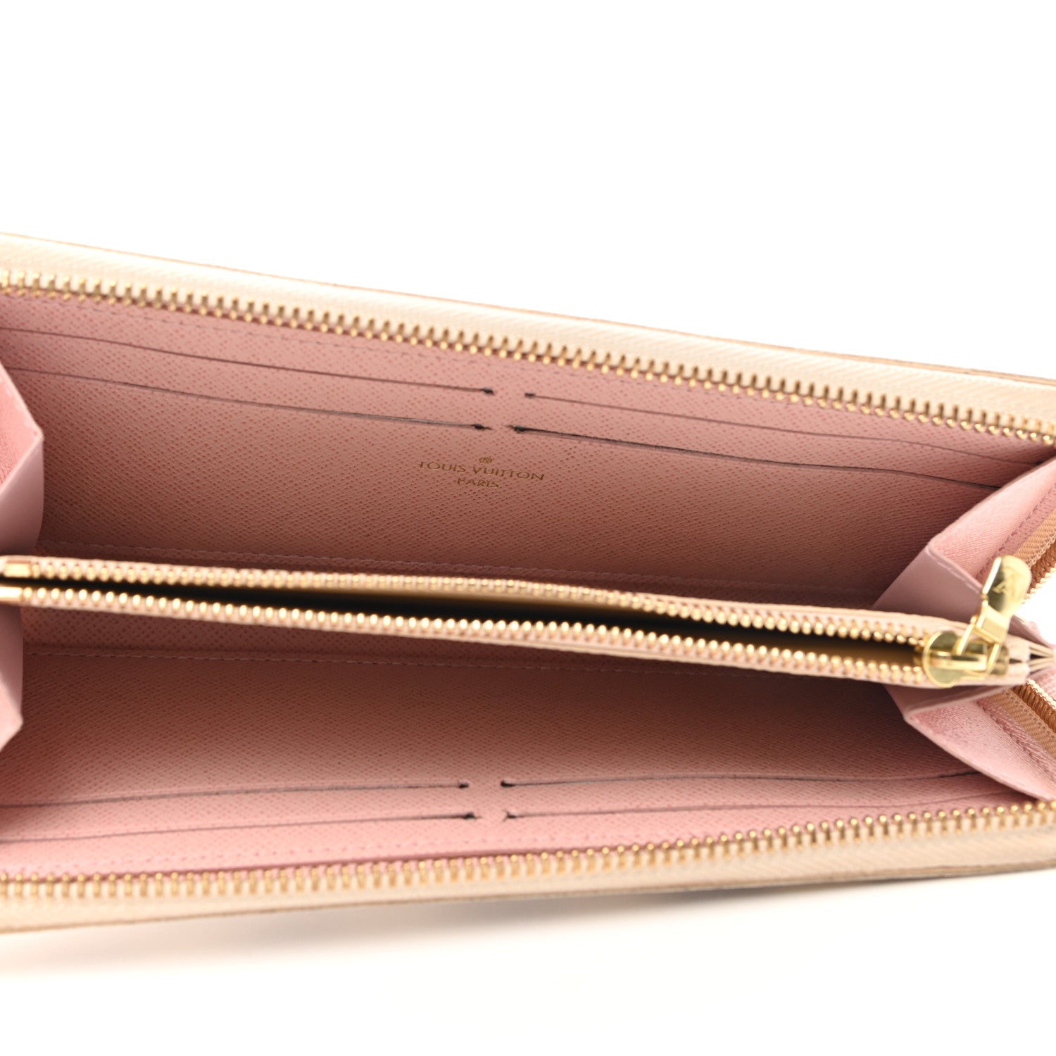 Louis Vuitton Damier Azur Clemence Wallet Rose Ballerine 5 of 7