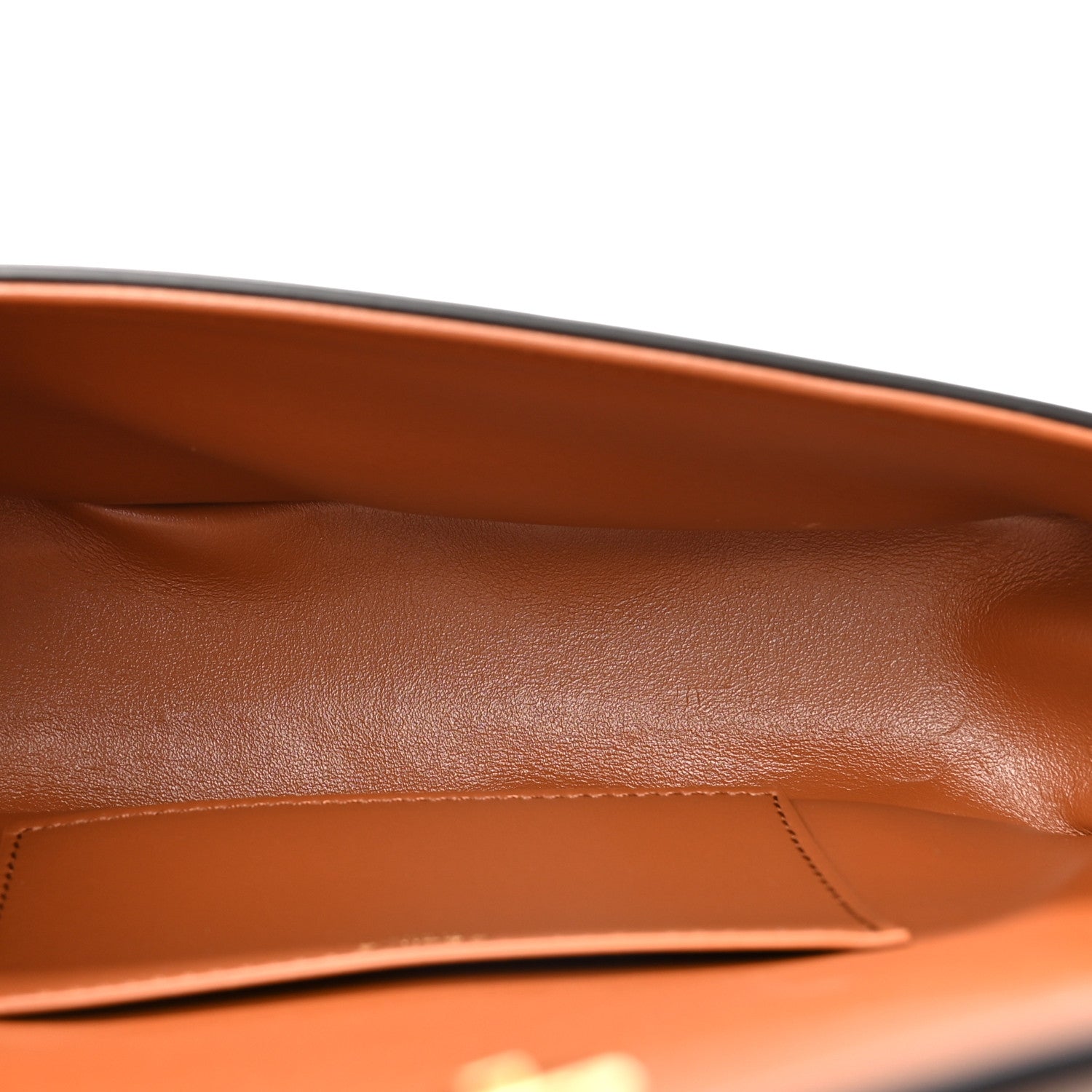 Celine Smooth Calfskin Tabou Clutch On Strap Tan 5 of 10