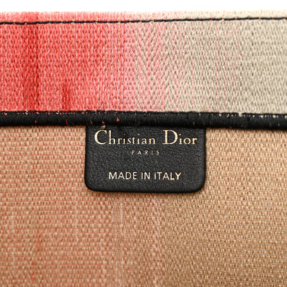 Christian Dior Canvas Embroidered Medium Dioraura Book Tote Multicolor 6 of 18