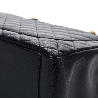 Chanel Caviar Quilted Grand Shopping Tote GST Black 12 of 12