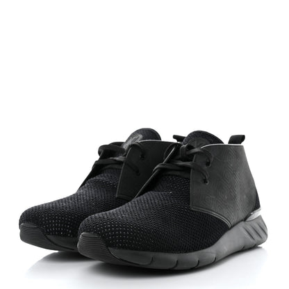 Louis Vuitton Calfskin Damier Fastlane Low Sneakers 13 Black 3 of 9