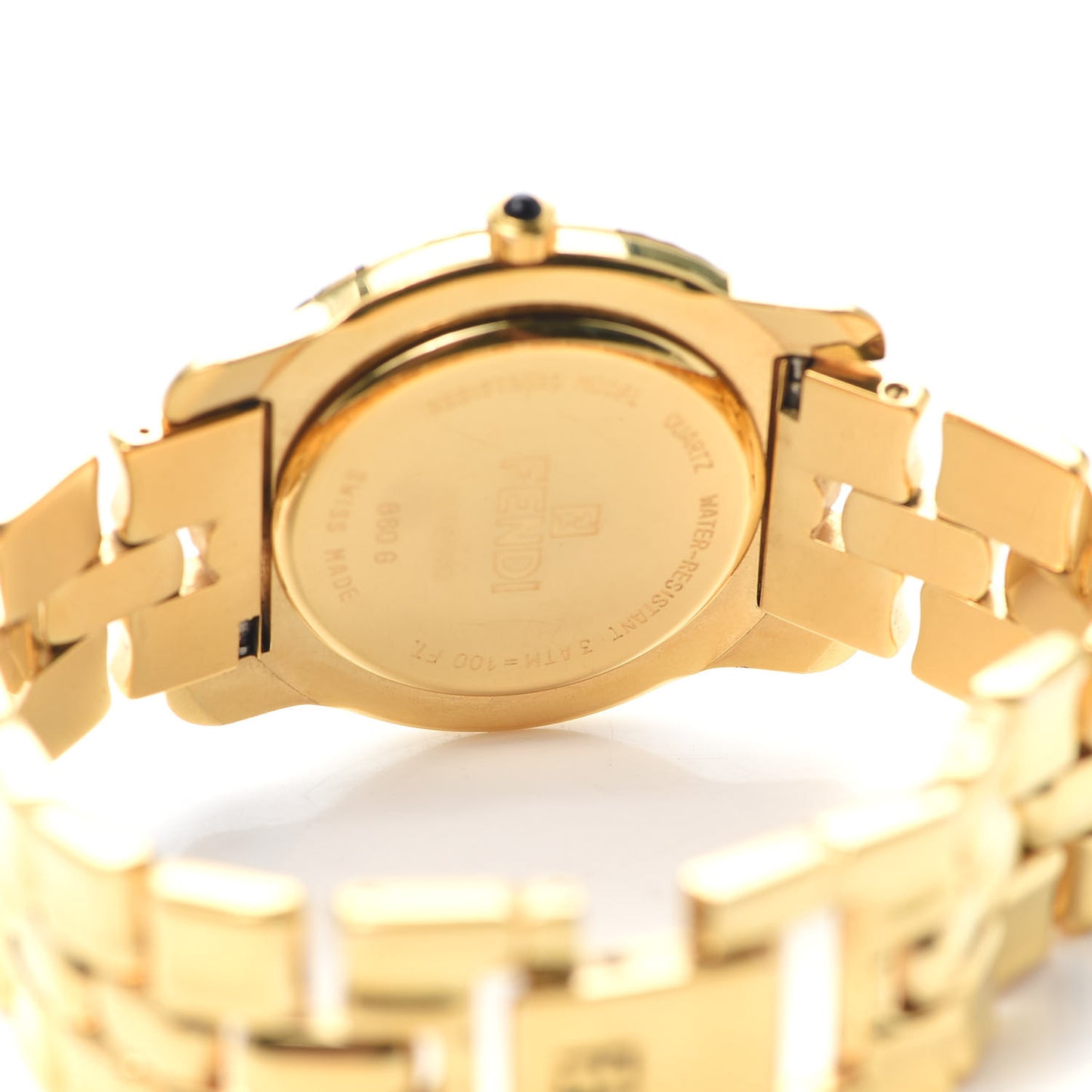Stainless Steel 34mm Quartz Watch Black