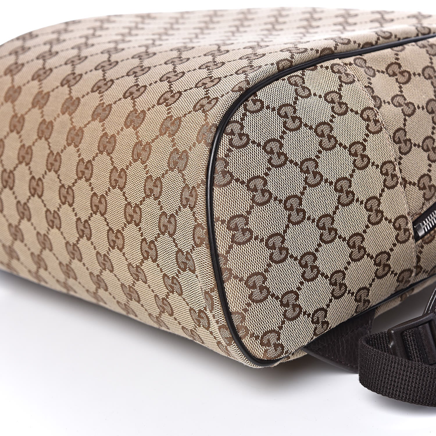 Gucci Monogram Travel Backpack Dark Brown 9 of 9