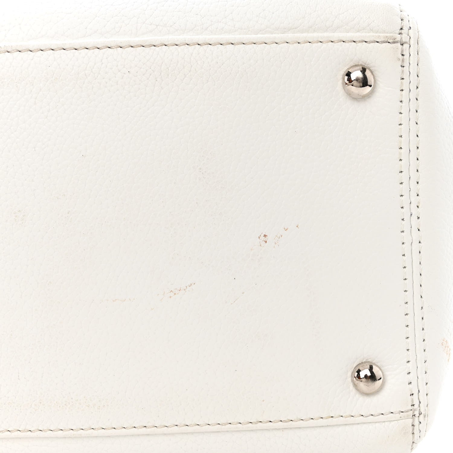 Chanel Calfskin Cerf Executive Shopper Tote White 13 of 23