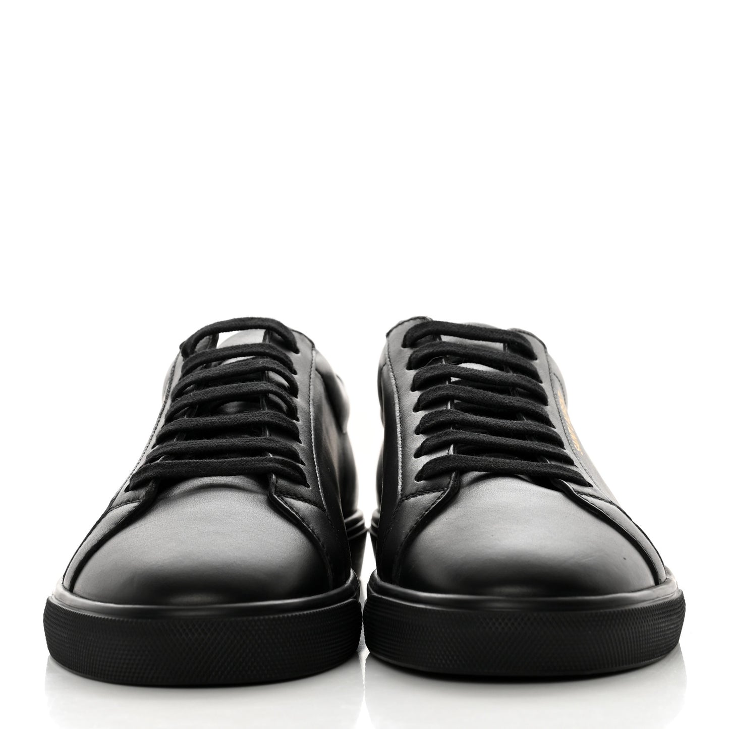 Calfskin Andy Low Top Sneakers 39 Black