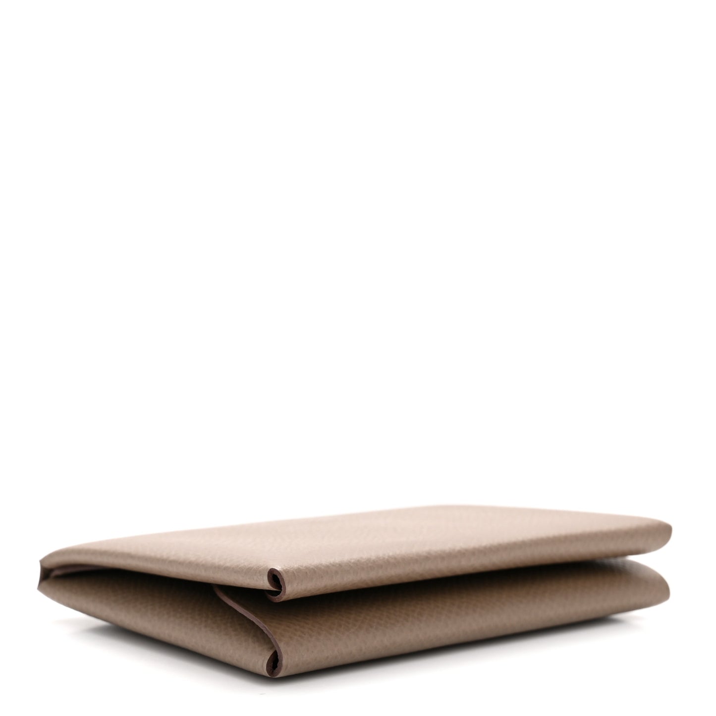 Epsom Calvi Duo Card Case Etoupe