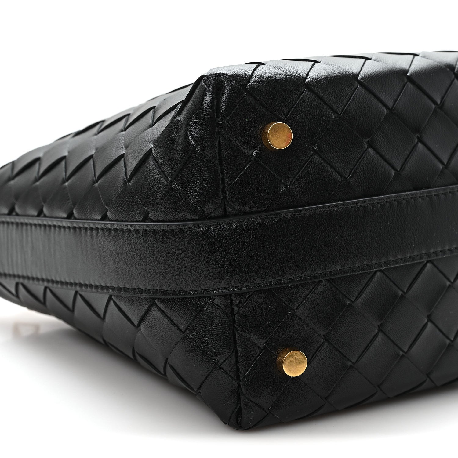 Bottega Veneta Calfskin Nappa Intrecciato Candy Wallace Black 9 of 11
