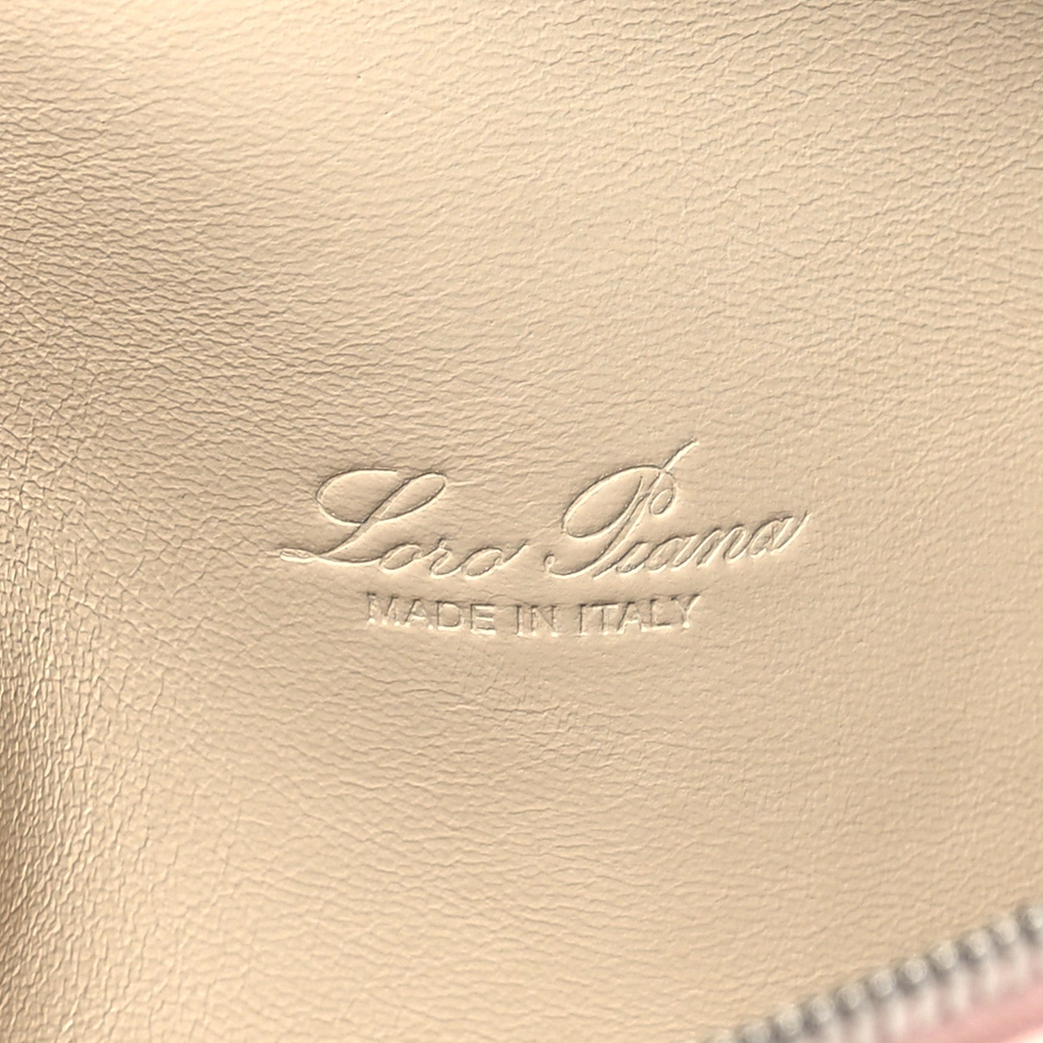 Loro Piana Grained Calfskin L19 Extra Pocket Pouch Candoglia Marble 6 of 8