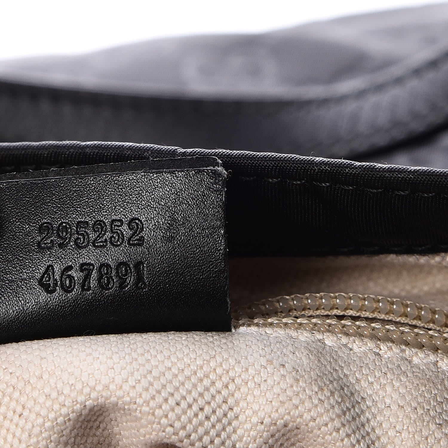 Gucci Nylon Monogram Large Tote Black 7 of 7